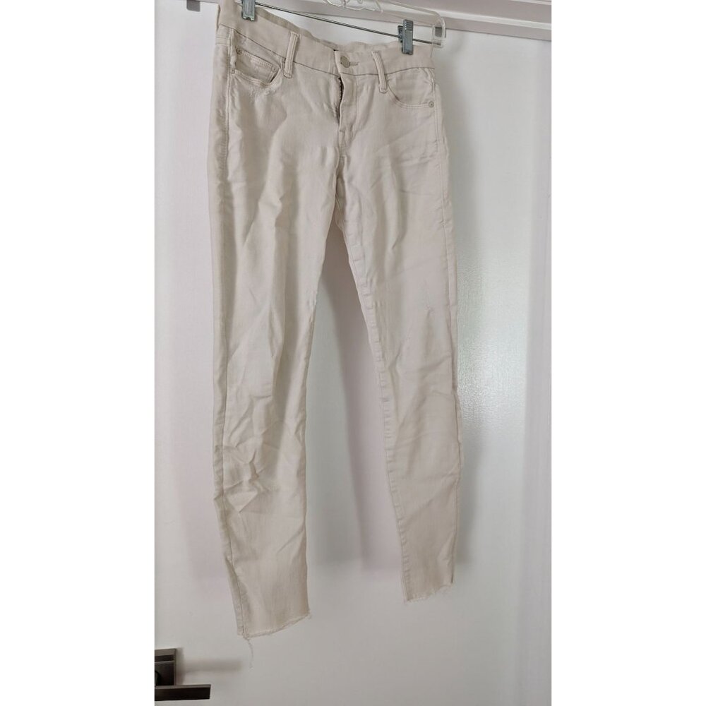 Mother Jeans The Looker Bump in the Night sz 26 White